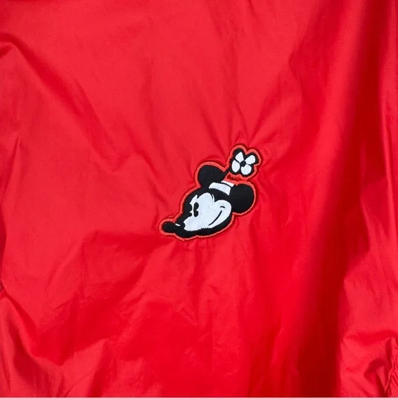 Disney Minnie Mouse Polka Dot Reversible Puffer Coat Size Large - Picture 3 of 8